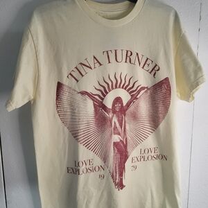 Tina Turner Graphic Tee - Cream